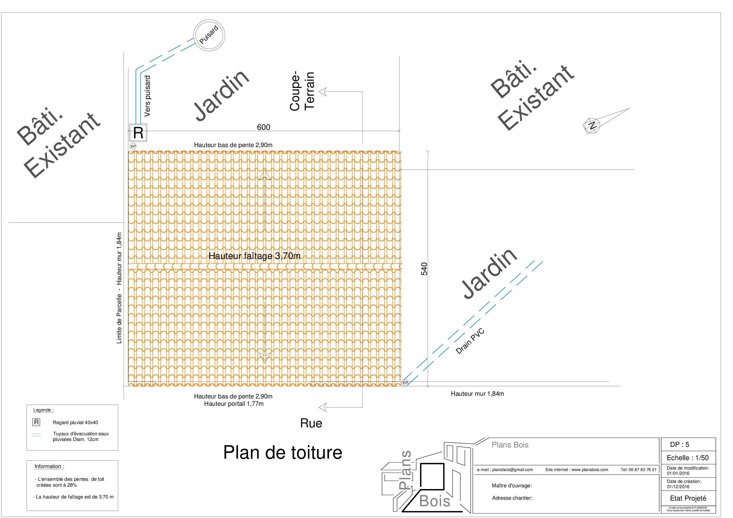 Garage / Préau bois - Image 2