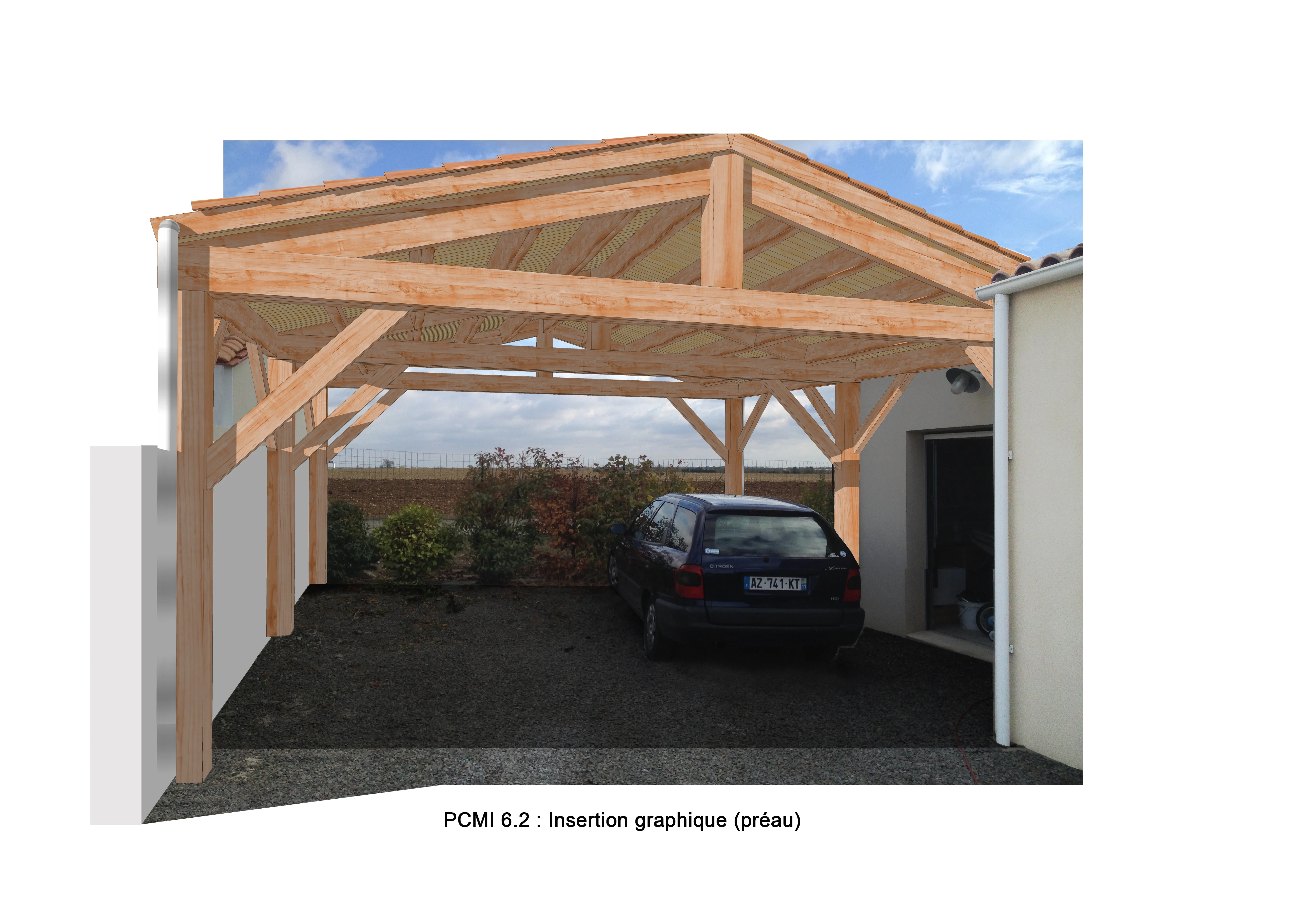 Garage / Préau bois - Image 4