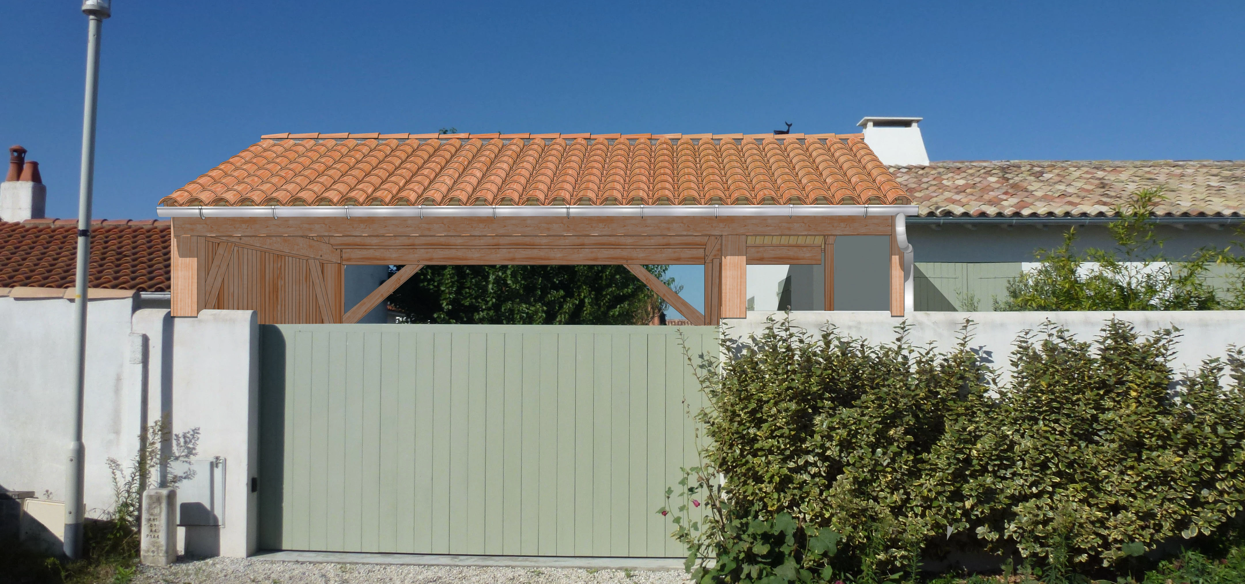 Insertion paysagère du projet - État projeté